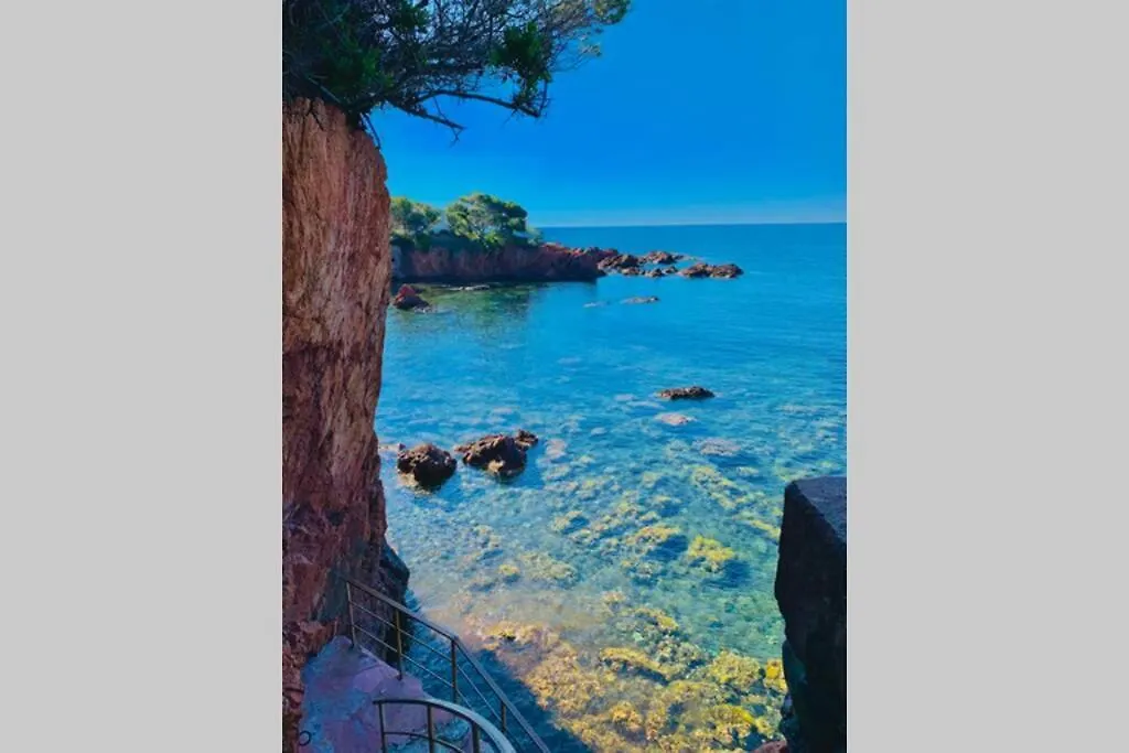 Apartment Superbe 4 Couchages Avec Terrasse - Clim - 50M De La Mer Saint-Raphael